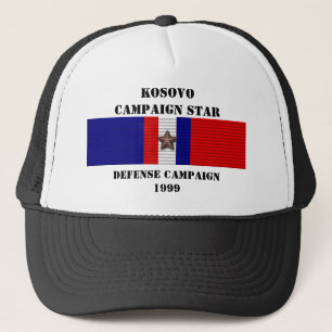 KOSOVO DEFENSE CAMPAIGN TRUCKER HAT