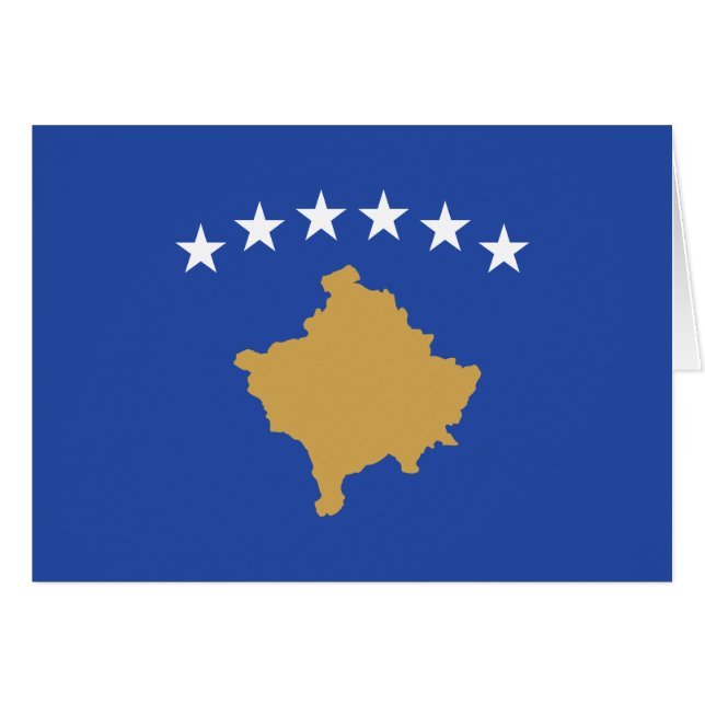 Kosovo Flag (Front Horizontal)