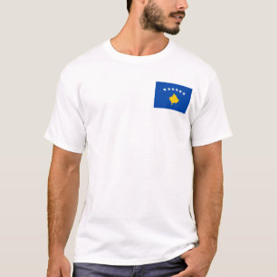 Kosovo Flag and Map T-Shirt