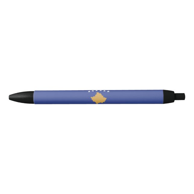 Kosovo flag black ink pen (Front)