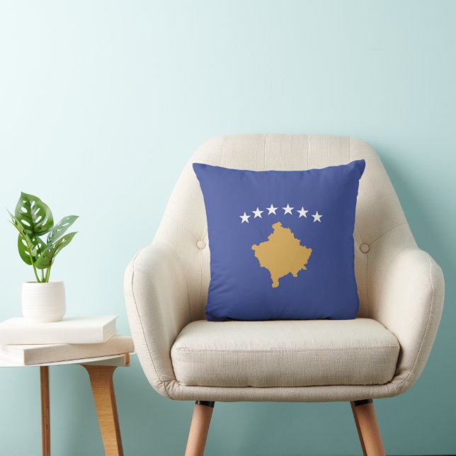 Kosovo flag cushion (Chair)