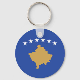 Kosovo Flag Key Ring