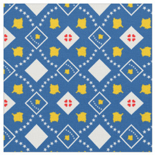 Kosovo Flag & Kosovo Trendy Fabric /fashion