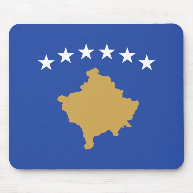 Kosovo Flag Mouse Pad (Front)