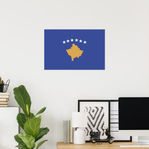 Kosovo flag poster
