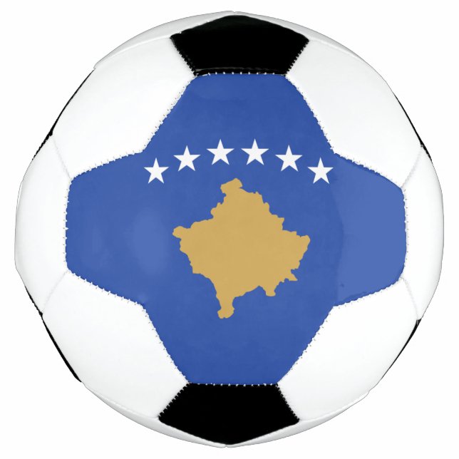 Kosovo Flag Soccer Ball (Front)