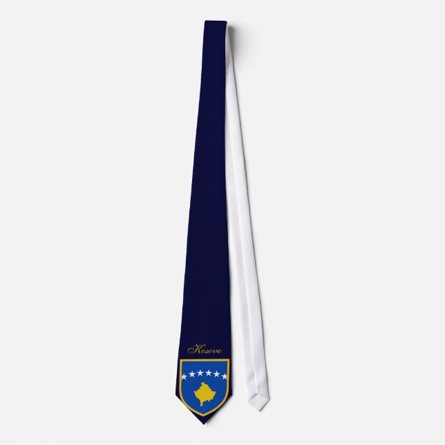 Kosovo Flag Tie (Front)