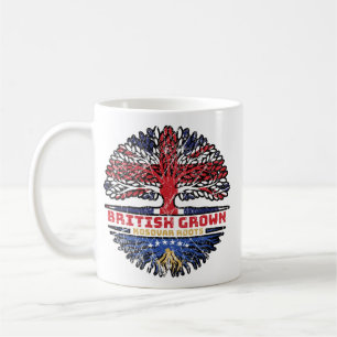 Kosovo Kosovar British UK Tree Roots Flag Coffee Mug