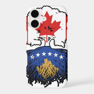 Kosovo Kosovar Canadian Canada Tree Roots Flag