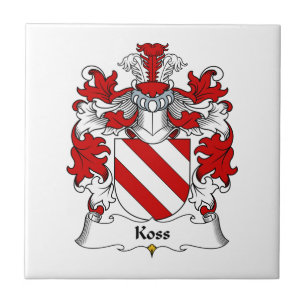 Koss Family Crest Ceramic Tile