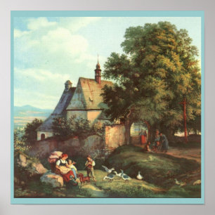 Kostel sv. Anny v Krupka in Teplice Poster