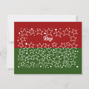 Köszi Casual Hungarian Thank You Card