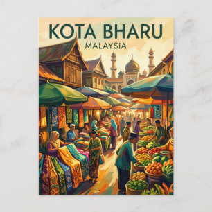 Kota Bharu Malaysia Postcard