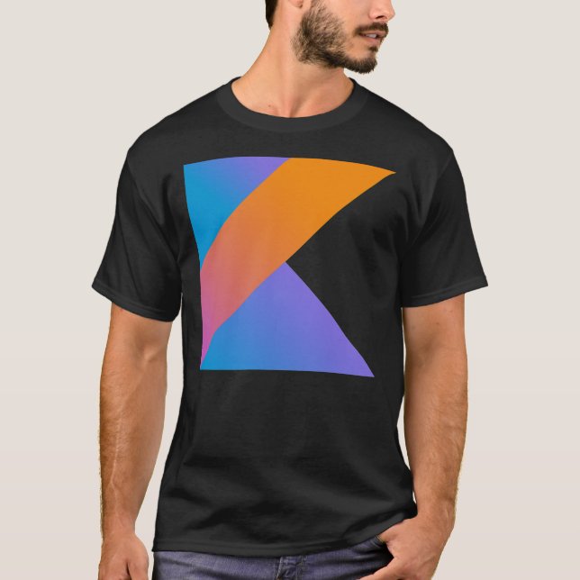 Kotlin logo t-shirt for Kotlin programmers Classic (Front)