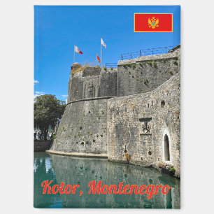 Kotor castle in Montenegro travel Magnet