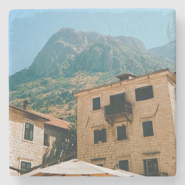 Kotor - Montenegro  Stone Coaster (Front)