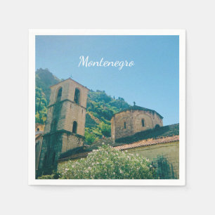 Kotor, Montenegro - Travel Souvenir Napkin