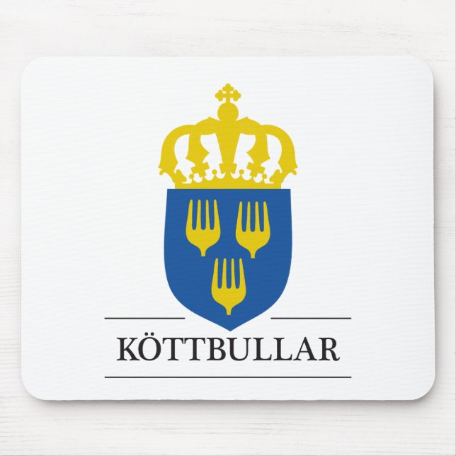 Köttbullar - mat från Sverige Mouse Pad (Front)
