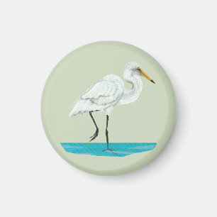 Kotuku  White heron Magnet