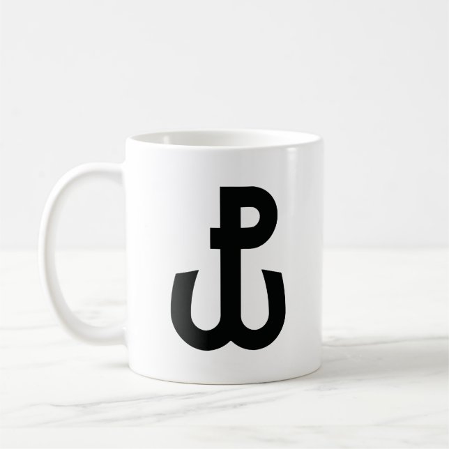 Kotwica Symbol Coffee Mug (Left)