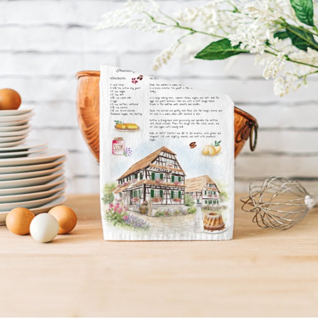 Kougelhopf d’Alsace | French Recipe Tea Towel (Creator Uploaded)