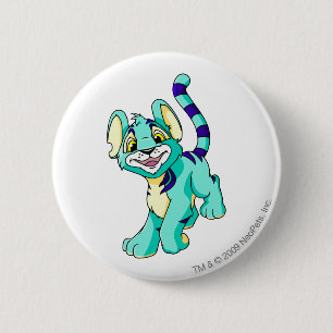 Kougra Blue 6 Cm Round Badge