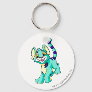 Kougra Blue Key Ring
