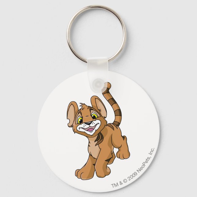 Kougra Brown Key Ring (Front)