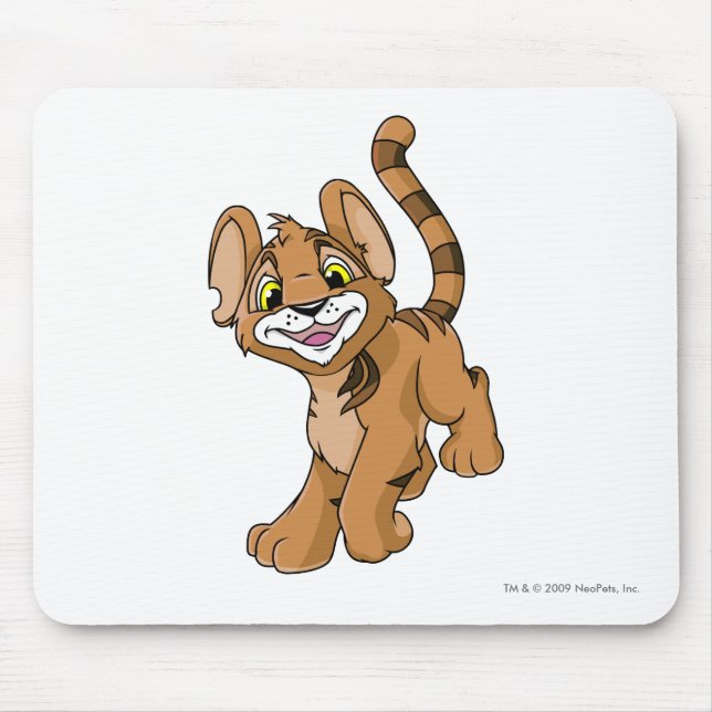 Kougra Brown Mouse Pad (Front)