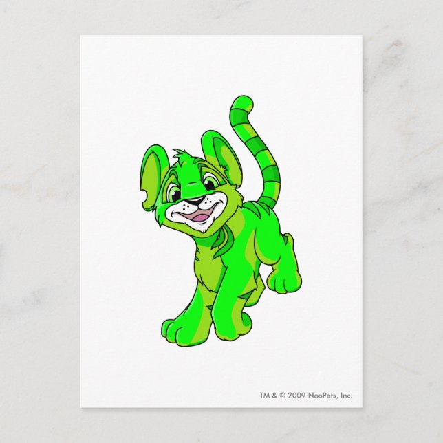 Kougra Glowing Postcard (Front)