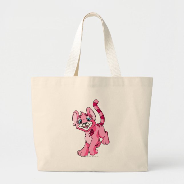 Kougra Pink Large Tote Bag (Front)