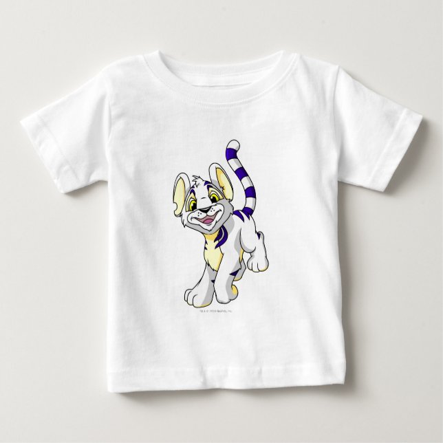 Kougra White Baby T-Shirt (Front)