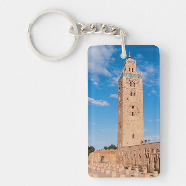 Koutoubia Mosque - Marrakech, Morocco Key Ring (Front)