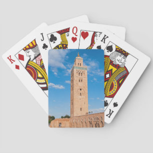 Koutoubia Mosque - Marrakech, Morocco Playing Cards