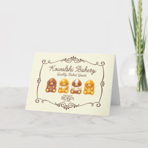 Kowalski Bakery - Baby Nifflers Card