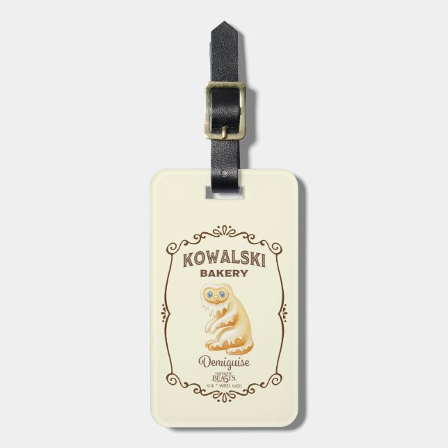 Kowalski Bakery - Demiguise Luggage Tag (Front Vertical)