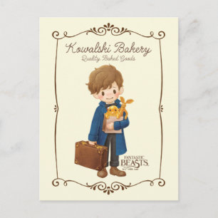 Kowalski Bakery - Newt Scamander Postcard