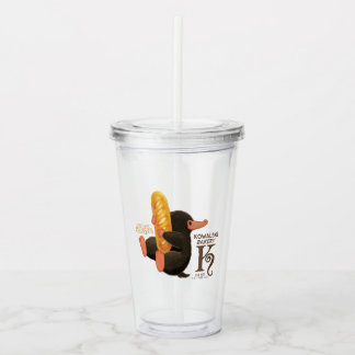 Kowalski Bakery - Niffler With Bread Acrylic Tumbler