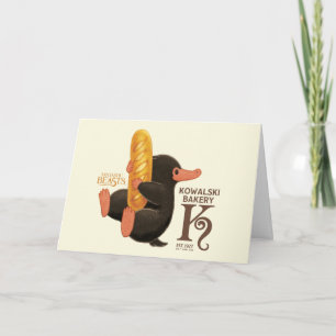 Kowalski Bakery - Niffler With Bread Card