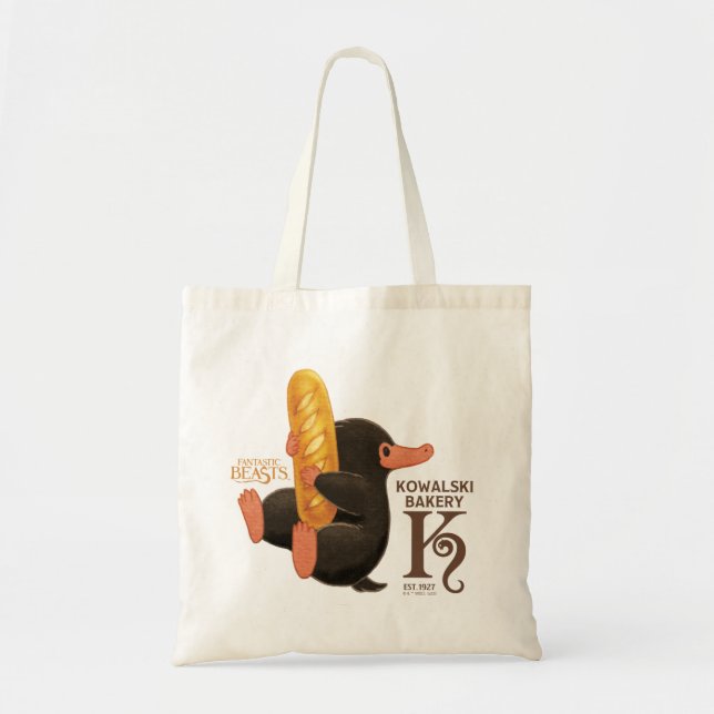 Kowalski Bakery - Niffler With Bread Tote Bag (Front)