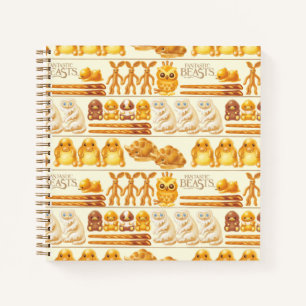 Kowalski Bakery Rows of Treats Pattern Notebook