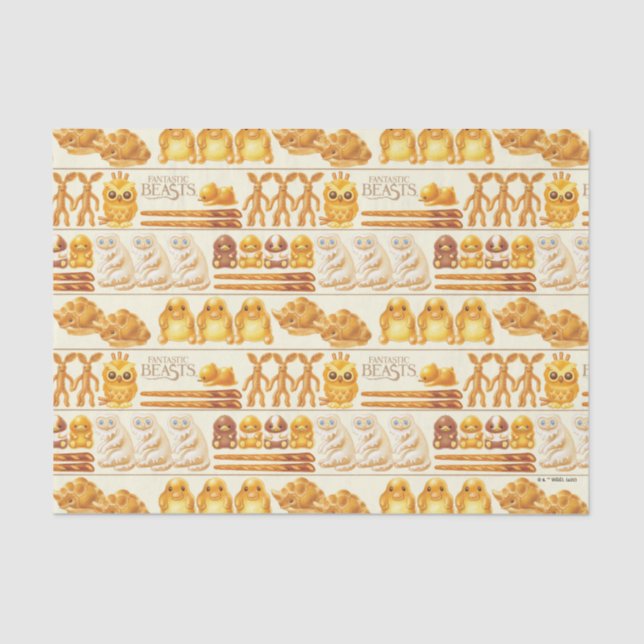 Kowalski Bakery Rows of Treats Pattern Tissue Paper (Front)