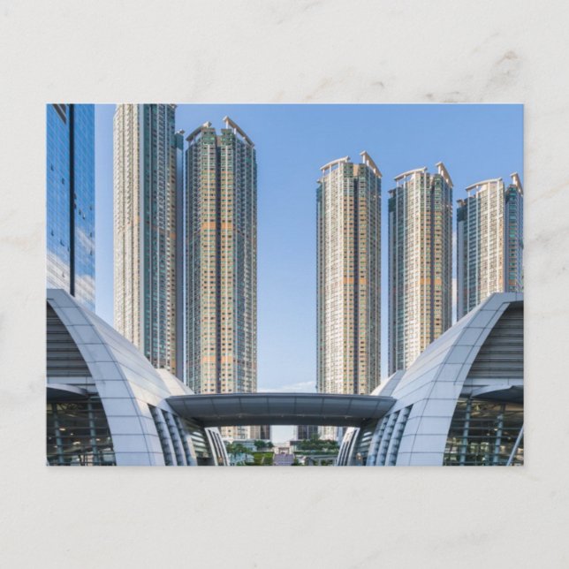 Kowloon Station Union Square, Hong Kong Postcard (Front)