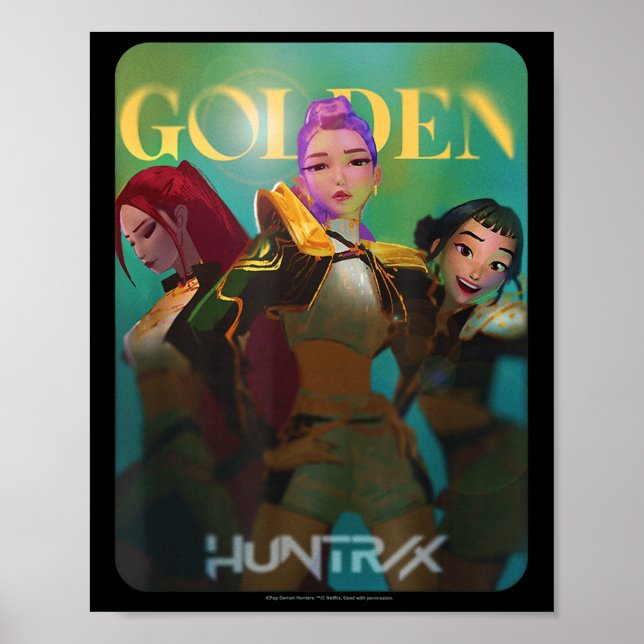 Kp Demon Hunters Halloween Huntrix Golden Photocar Poster (Front)