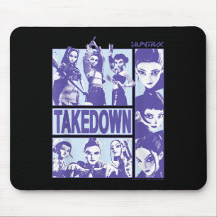 Kp Demon Hunters Halloween Huntrix Takedown Panel Mouse Pad
