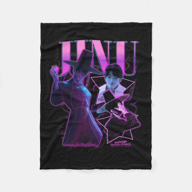 Kp Demon Hunters Halloween Jinu Showcase Y2k Style Fleece Blanket (Front)