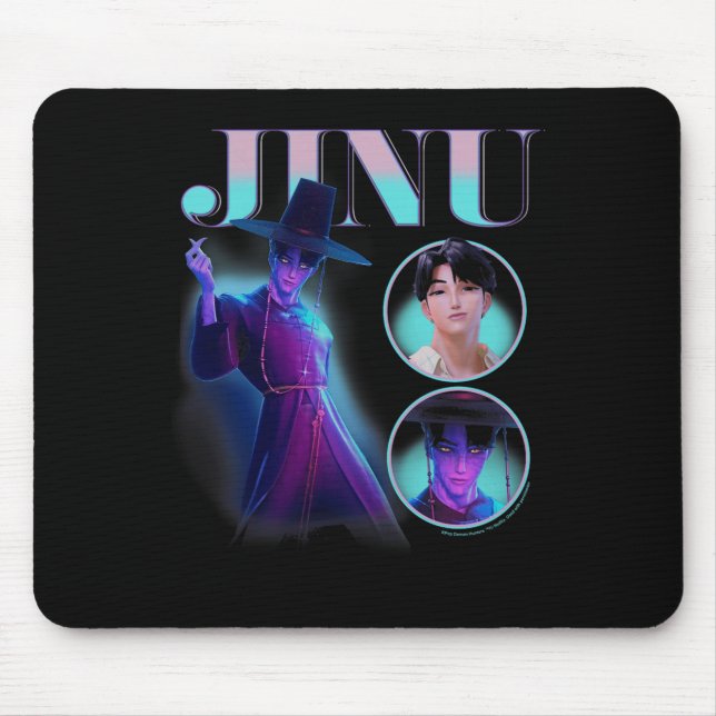 Kp Demon Hunters Halloween Jinu Y2k Style Showcase Mouse Pad (Front)
