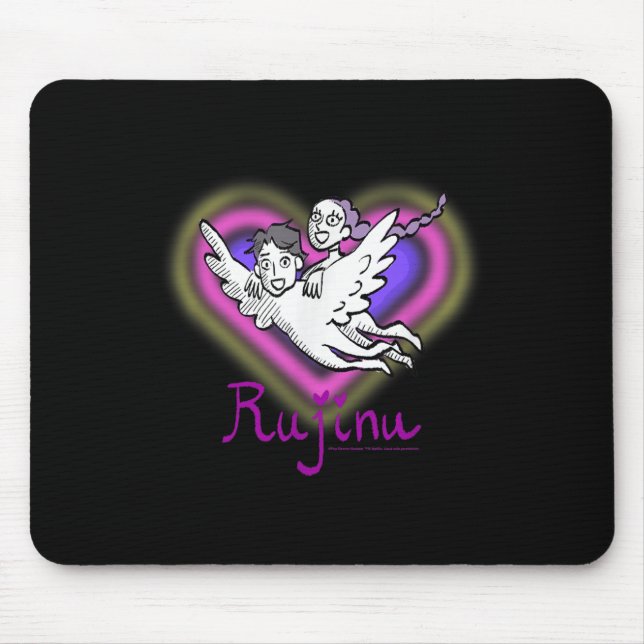 Kp Demon Hunters Halloween Rujino Chip Jinu And Ru Mouse Pad (Front)