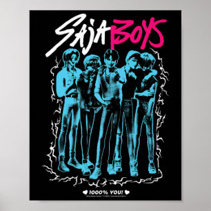 Kp Demon Hunters Halloween Saja Boys 1000% You! St Poster