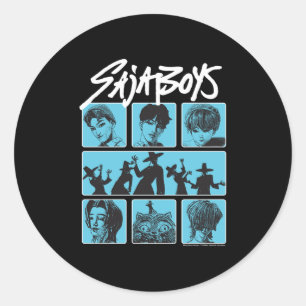 Kp Demon Hunters Halloween Saja Boys Demon Group S Classic Round Sticker